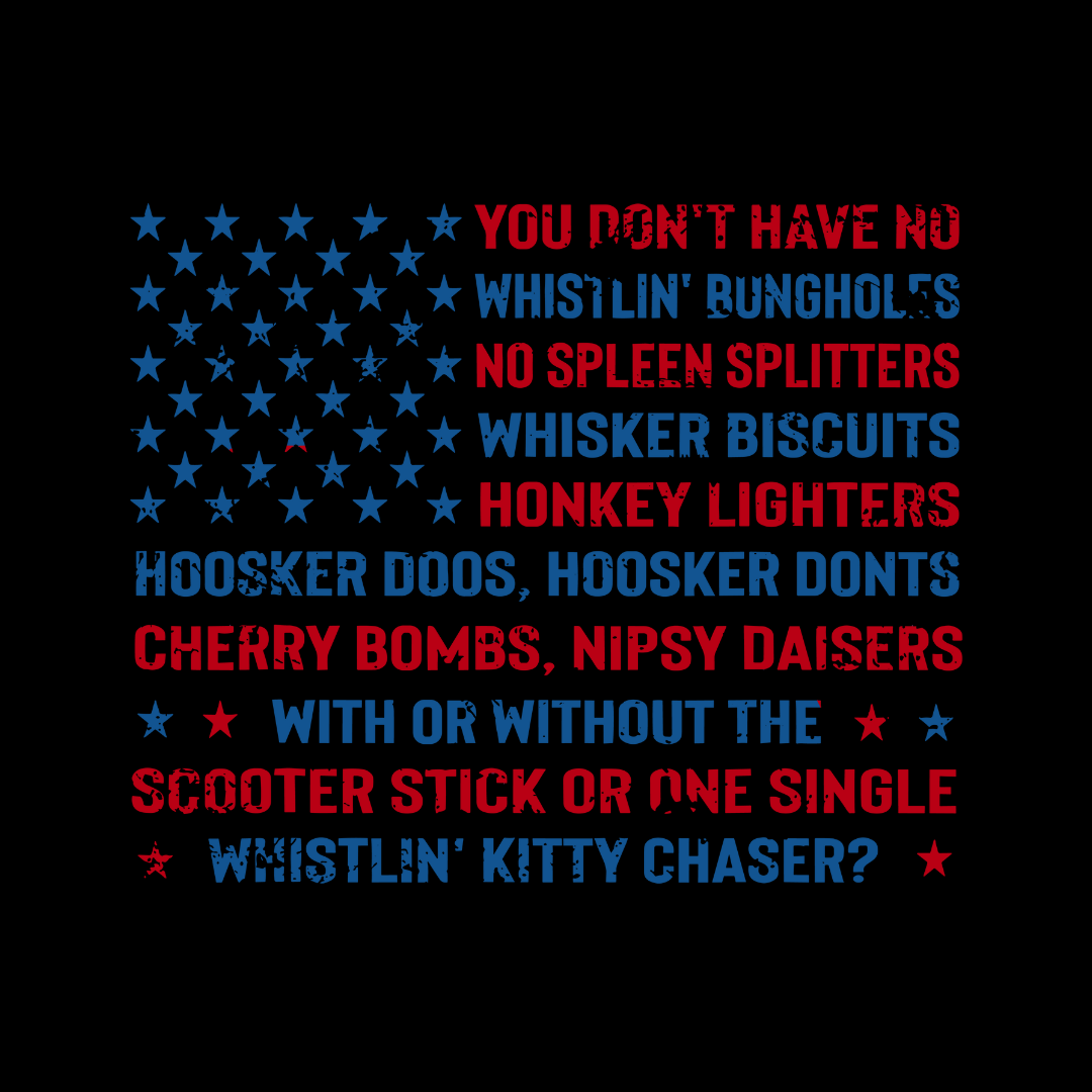 Joe Dirt Fireworks Flag T-Shirt