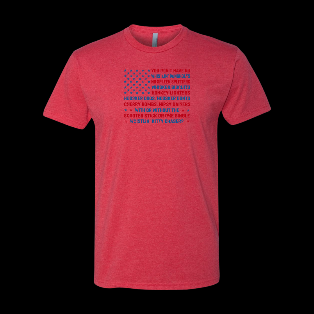 Joe Dirt Fireworks Flag T-Shirt