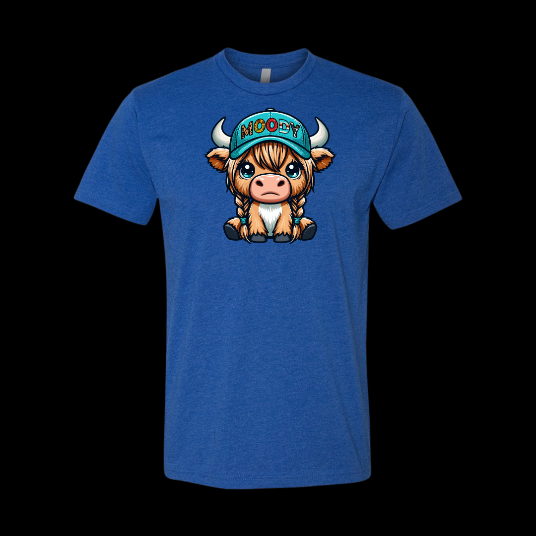 Moody Highland Cow T-Shirt