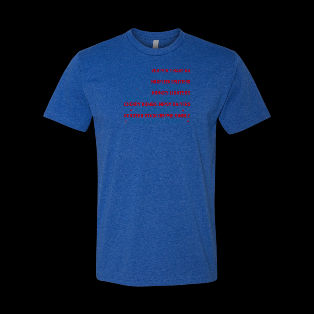 Joe Dirt Fireworks Flag T-Shirt
