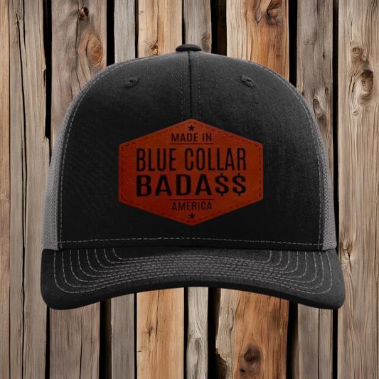 Blue Collar Bada$$ Made In America Hat