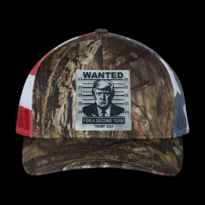 Trump Wanted For a Second Term 2024 Hat