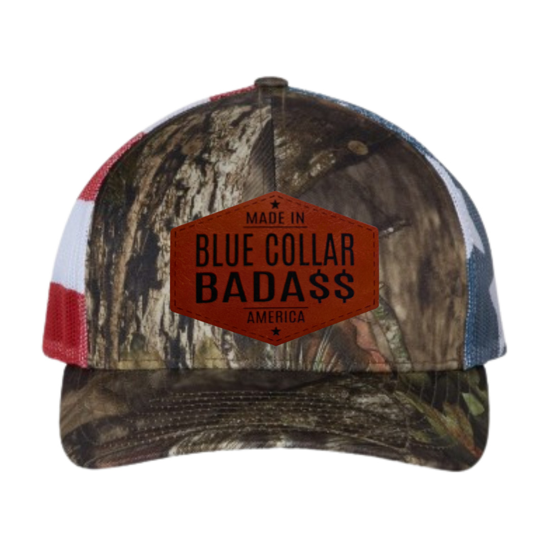 Blue Collar Bada$$ Made In America Hat