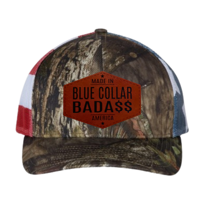 Blue Collar Bada$$ Made In America Hat