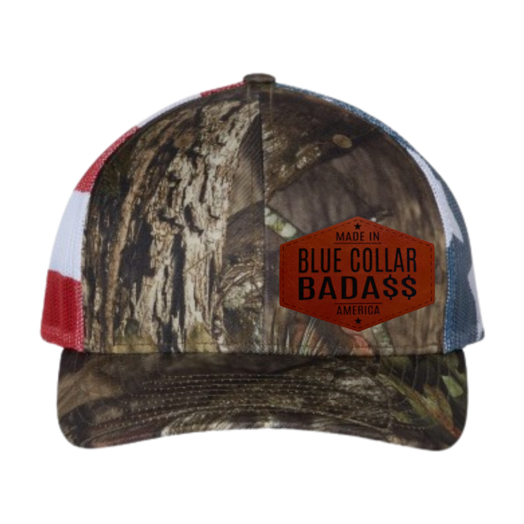 Blue Collar Bada$$ Made In America Hat