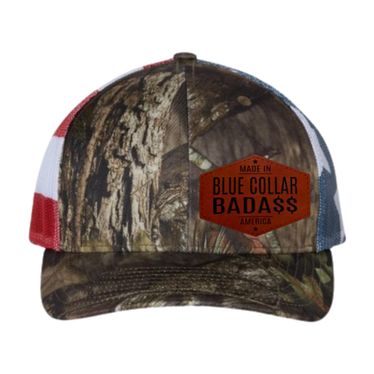 Blue Collar Bada$$ Made In America Hat