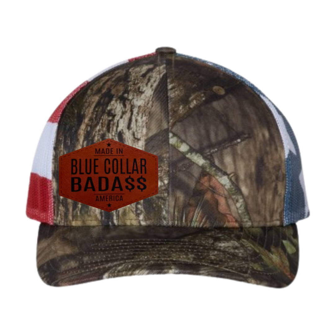 Blue Collar Bada$$ Made In America Hat